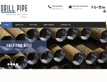 Tablet Screenshot of drillpipeinc.com